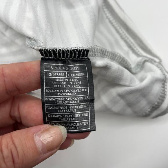 New JACK BB DAKOTA Women's Sweater Top Sz S Ghost Grey Fly Away Hem Split Back - Picture 3 of 8